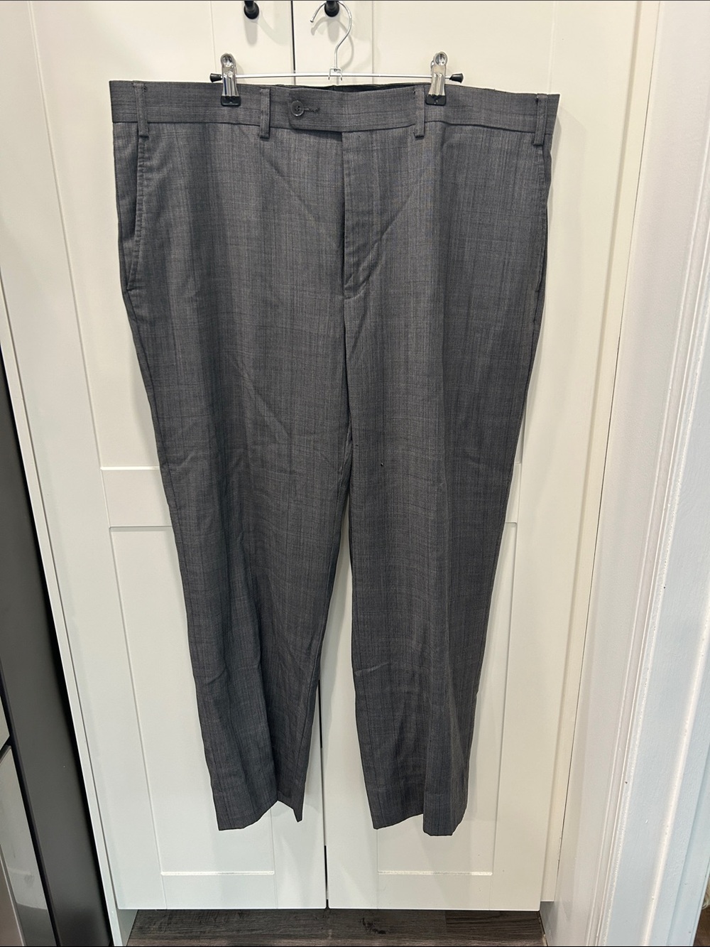 Daniel Hechter Men's Gray Dress Pants